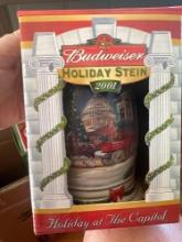 Anheiser Busch beer steins in original boxes,