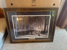 Arrowhead Mallards framed picture.......Shipping
