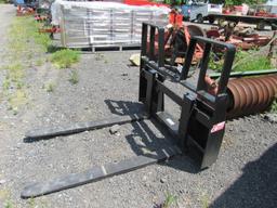 Kivel 48" Pallet Fork Attachment, 4200 lb Capacity