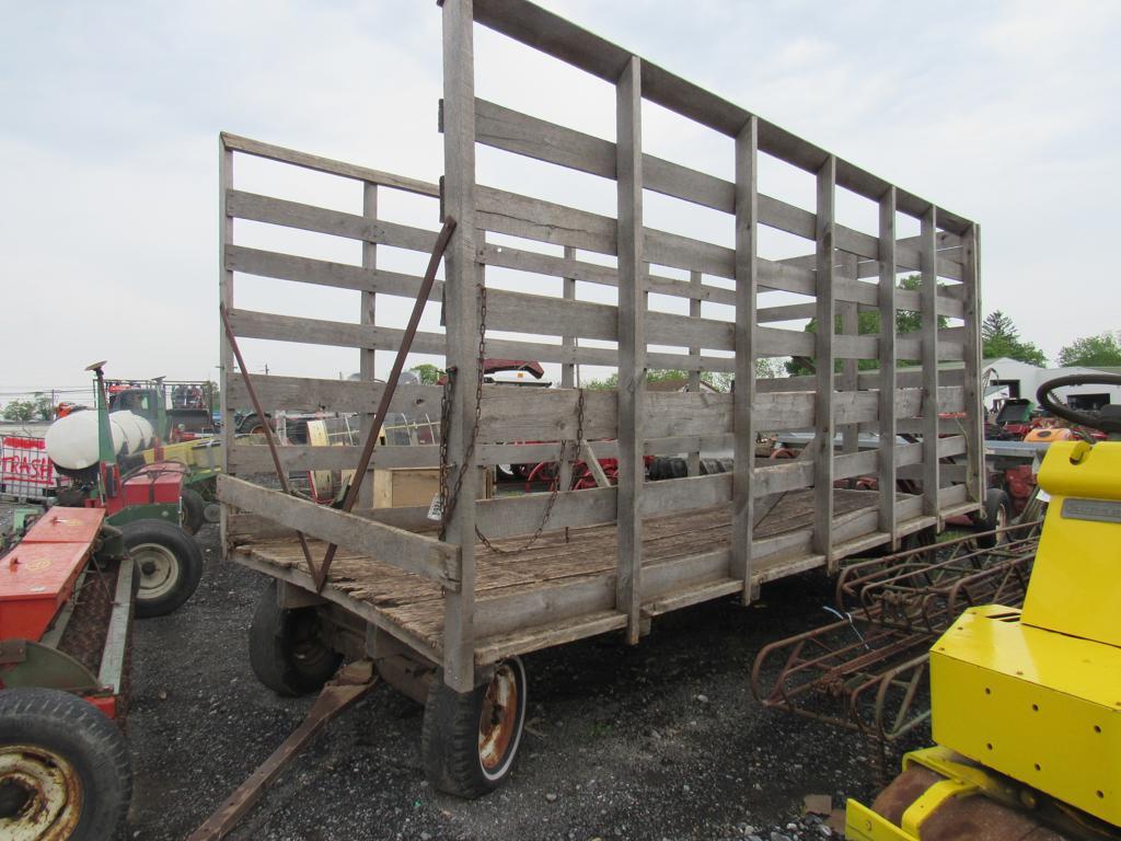 18' Wooden Hay Wagon