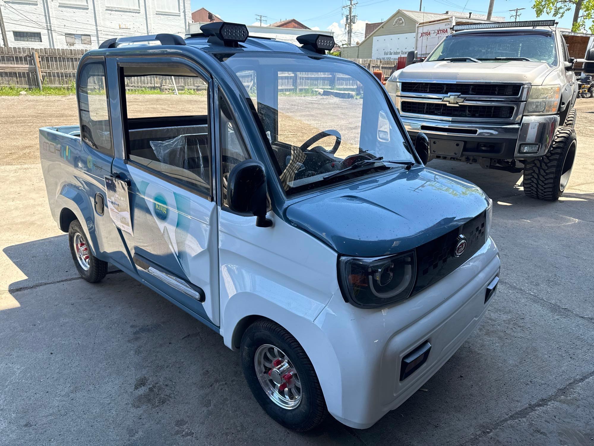 New MECO Electric Mini Pickup Truck Model P4