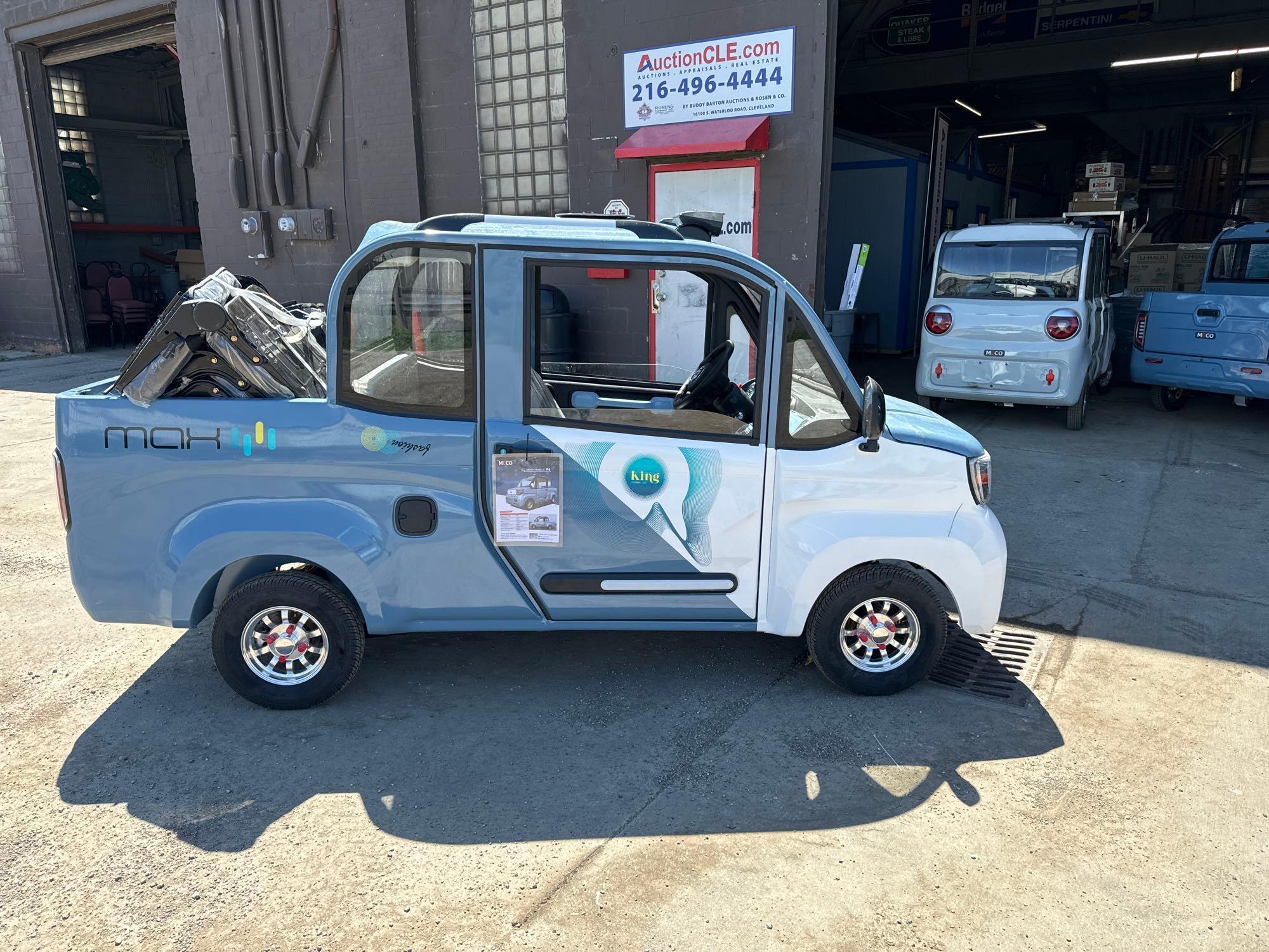 New MECO Electric Mini Pickup Truck Model P4