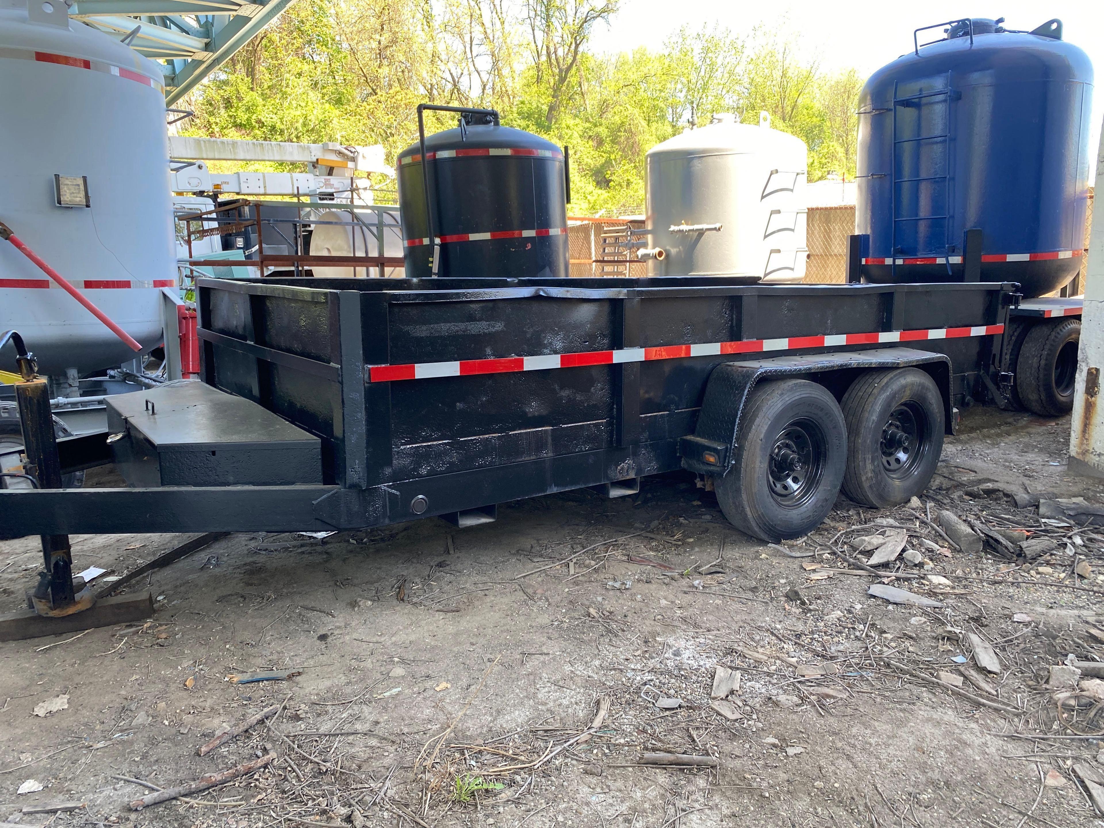 14ft Steel Tandem Dump Trailer (located offsite-please read full description)