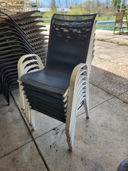 (8) Used Poolside/Patio Chairs (located off-site, please read description)