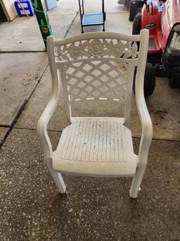 (12) Heavy Duty Lawncare Platic Patio Chairs (located off-site, please read description)