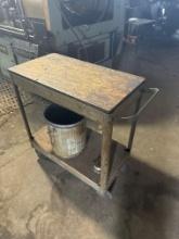 Vintage Rolling Shop Cart