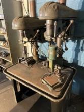 Dual Delta Pedestal Drill Press Station