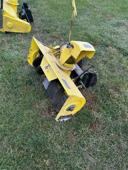 John Deere Model 37 Snow Thrower, Fits 200 series garden tractors