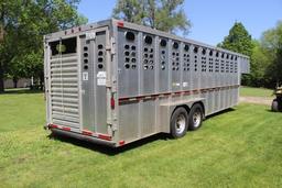 1994 Wilson 7x24 Alum. Livestock Trailer