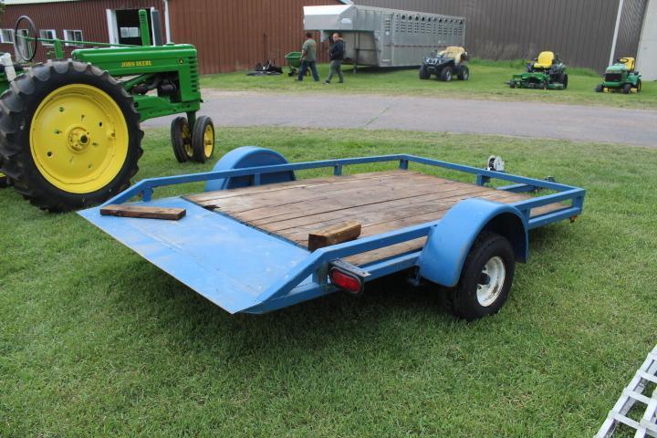 6 Ft.x10 Ft. Tiltbed Sgl. Axle Trailer w/5 Bolt Rims