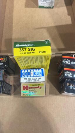 3 boxes 357 SIG self defense ammo