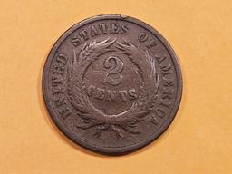 1865 Two Cent Piece