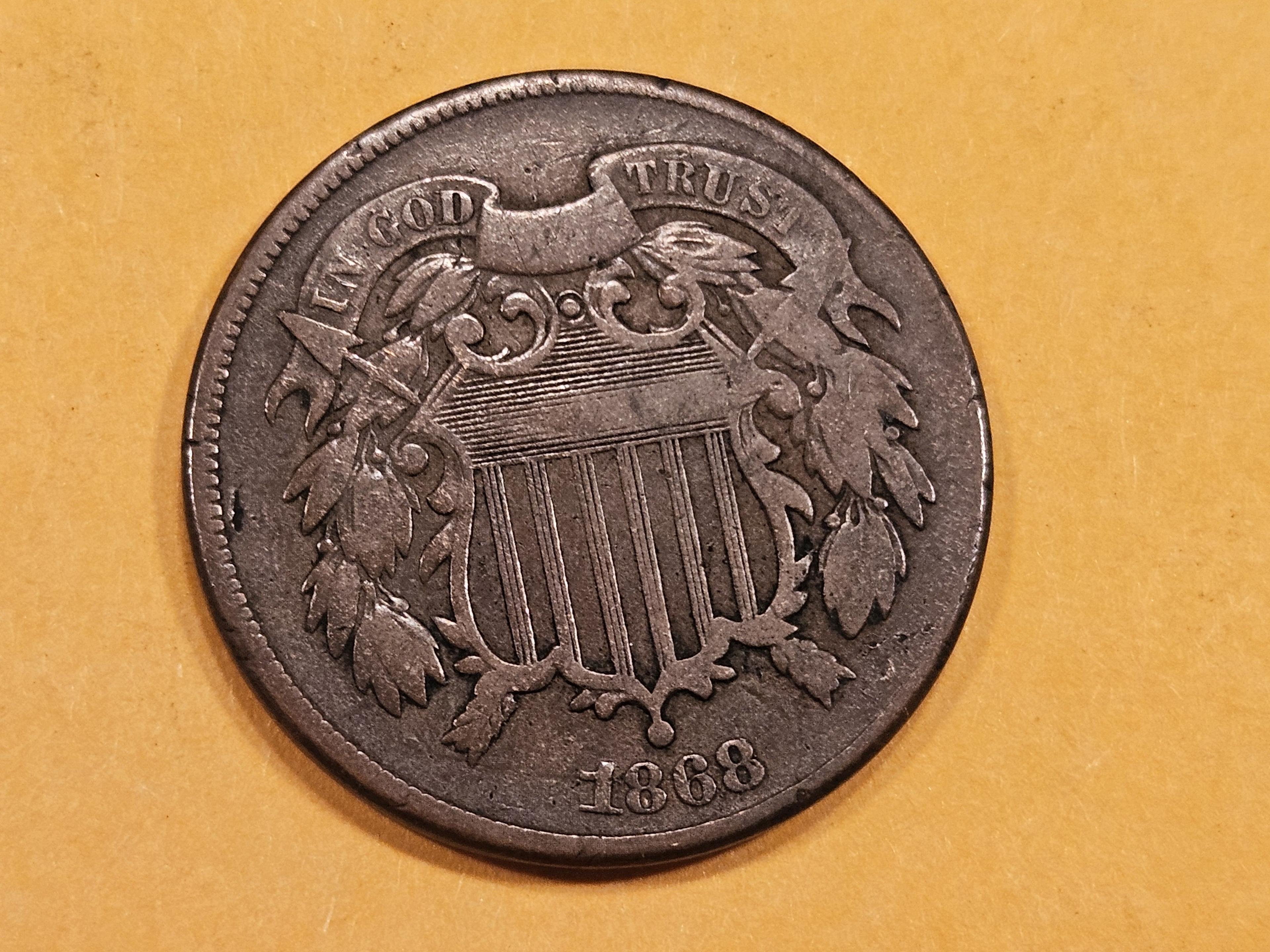 1868 Two Cent Piece