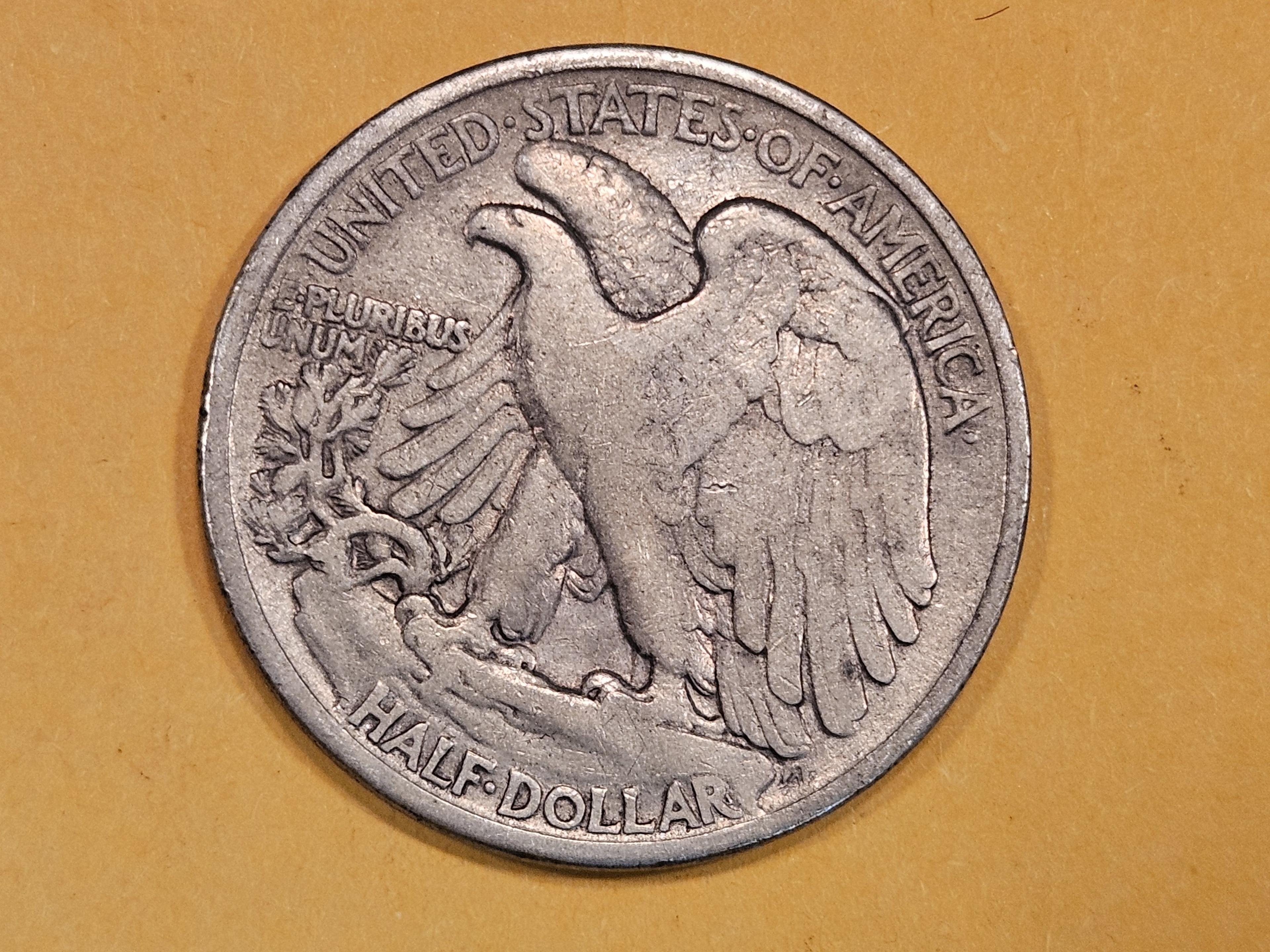 ** KEY DATE 1916 Walking Liberty Half Dollar