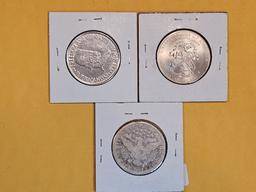 Three mixed Half Dollars