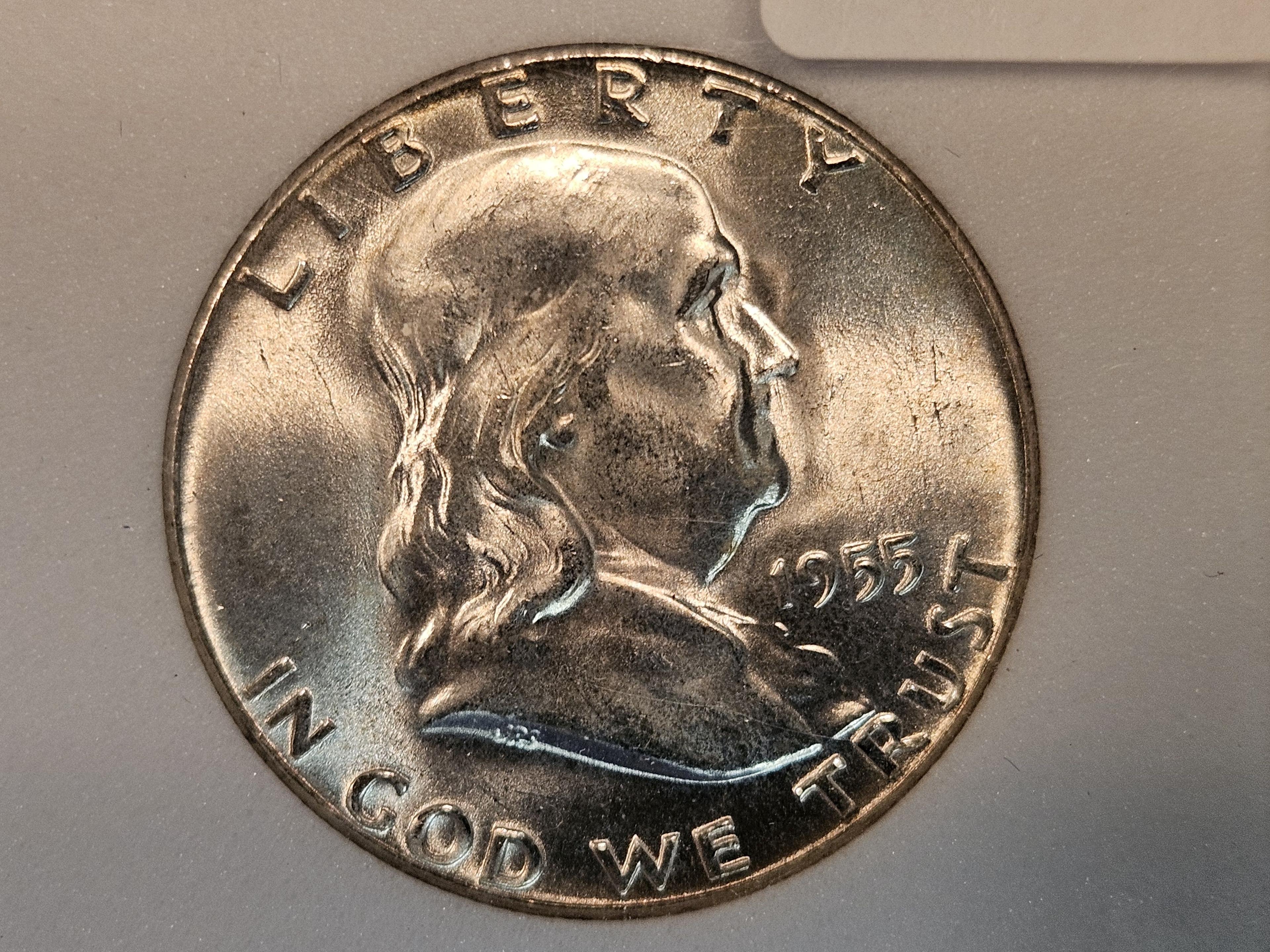 1955 Franklin Half Dollar