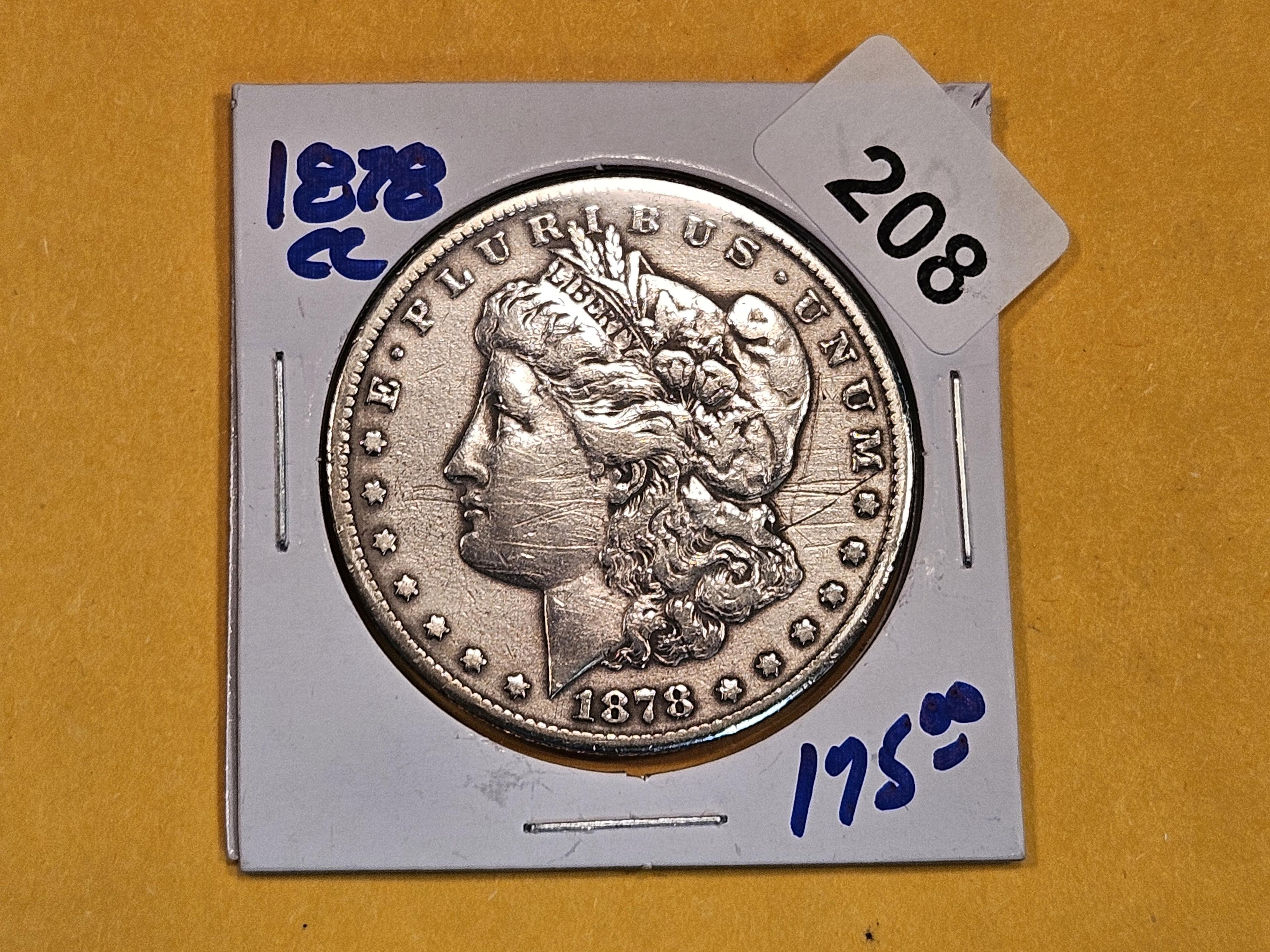 ** KEY DATE ** 1878-CC Morgan Dollar