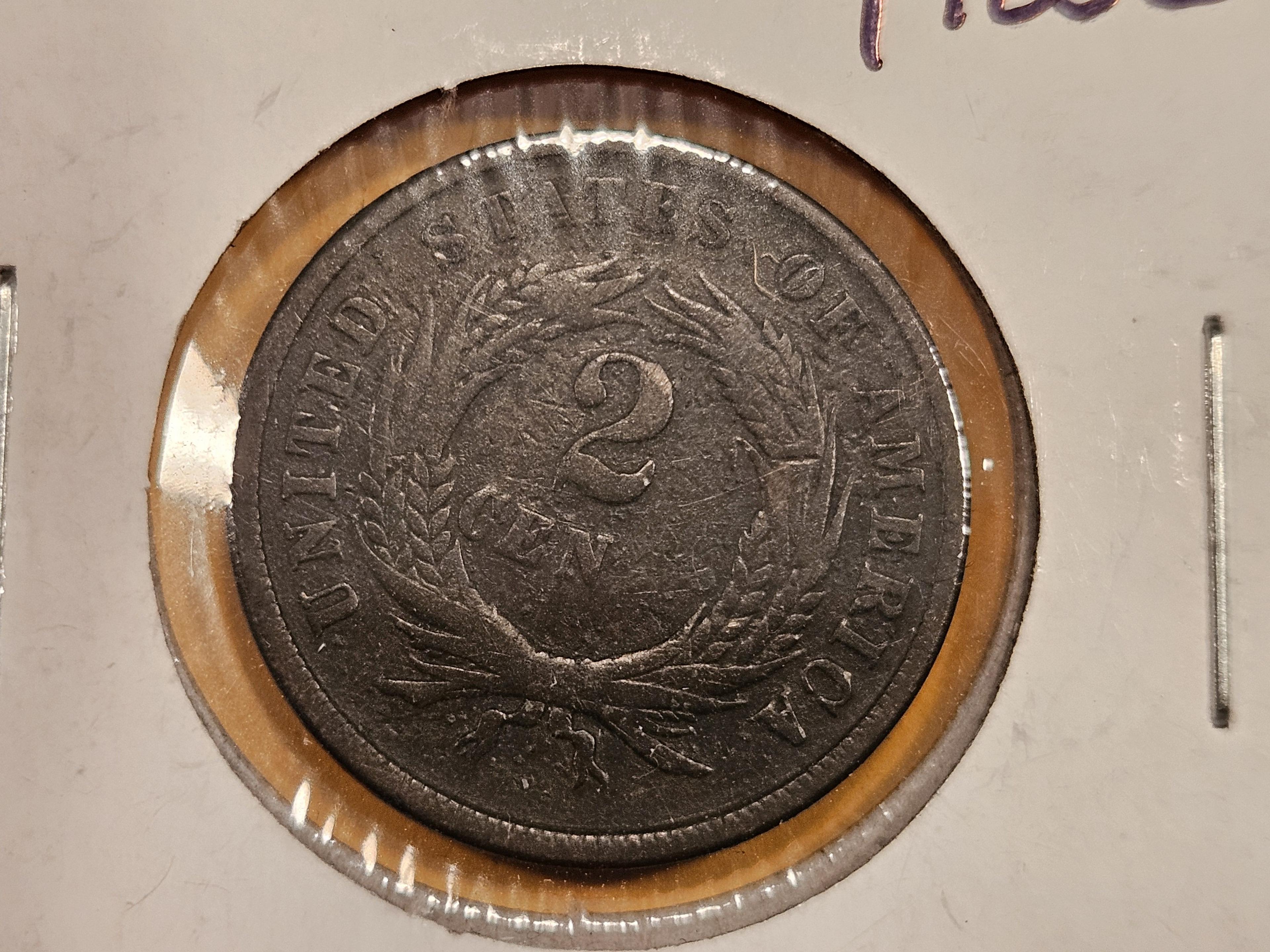 1864 Two Cent piece