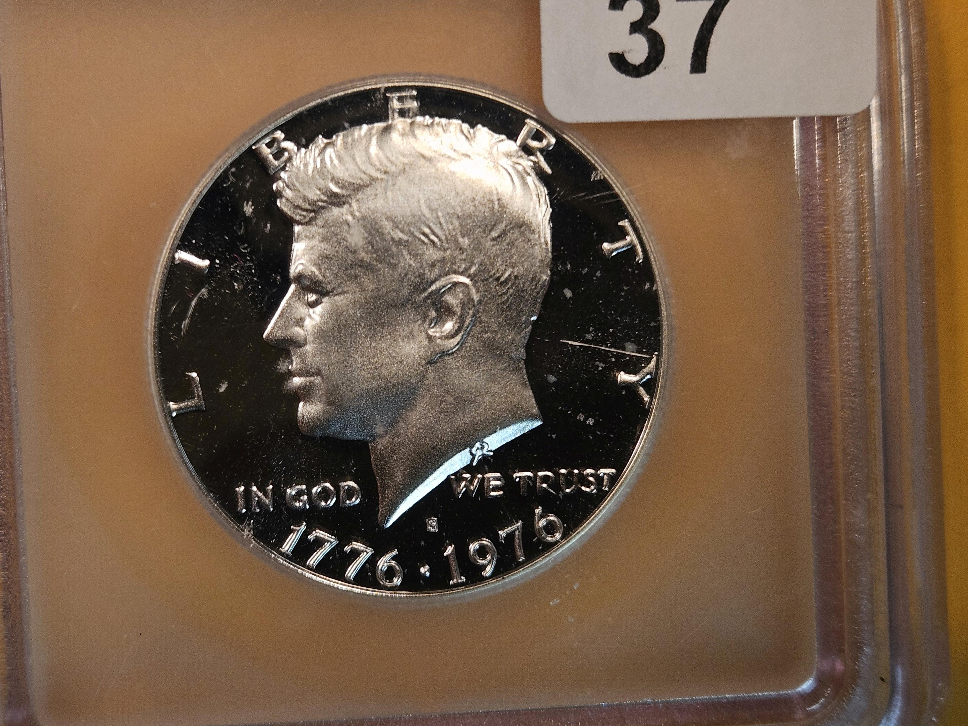 GEM! ICG 1976-S SILVER Kennedy Half Dollar in PR 69 DCAM