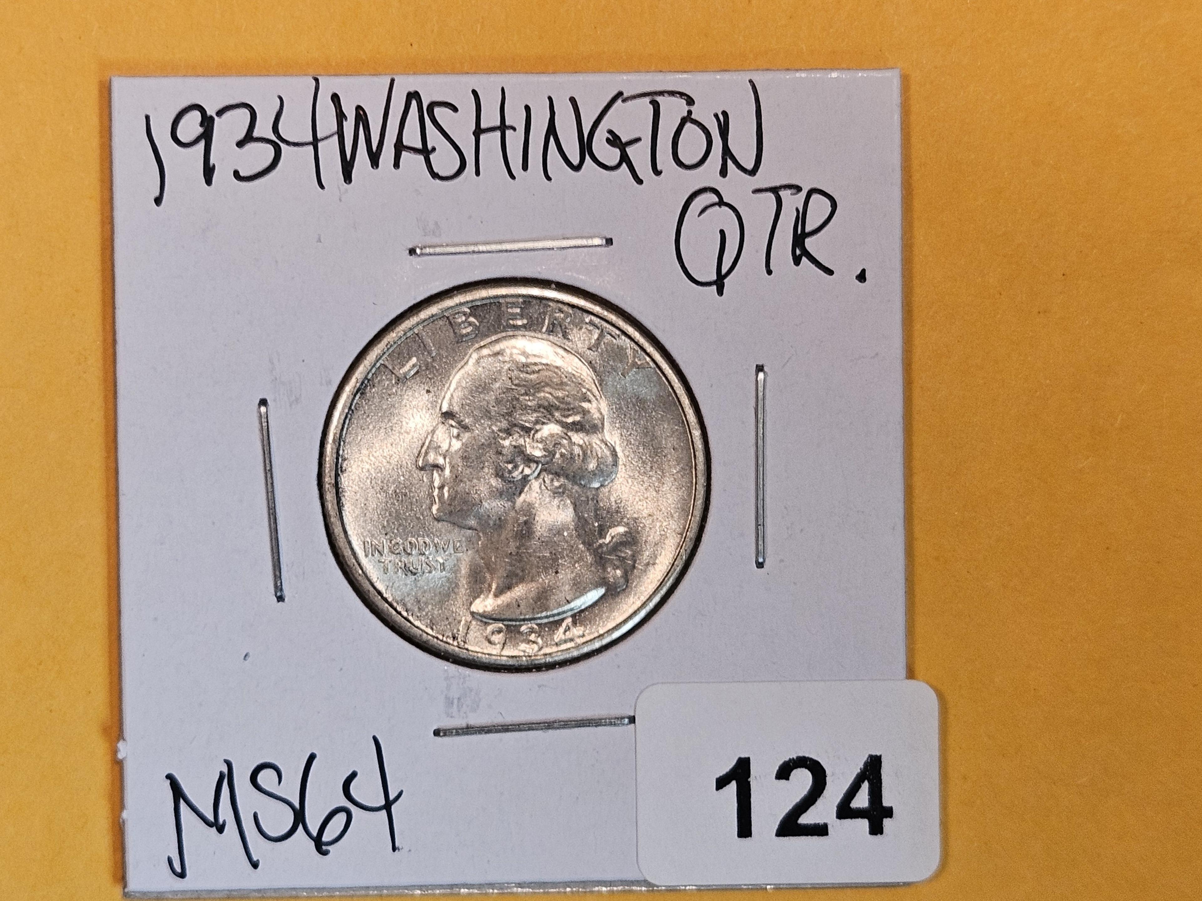 1934 Washington Quarter