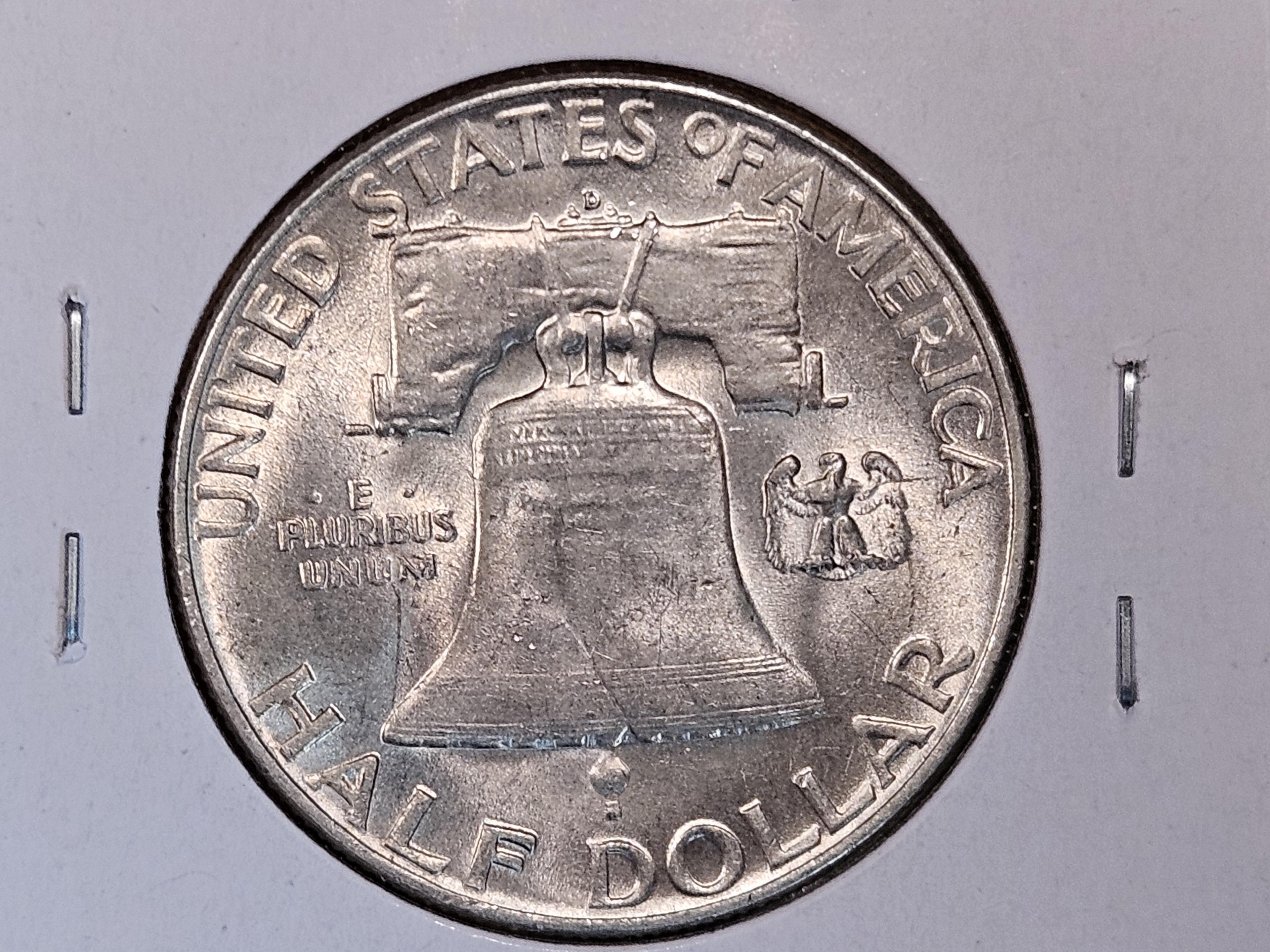 1953-D Franklin Half Dollar in Brilliant Uncirculated plus