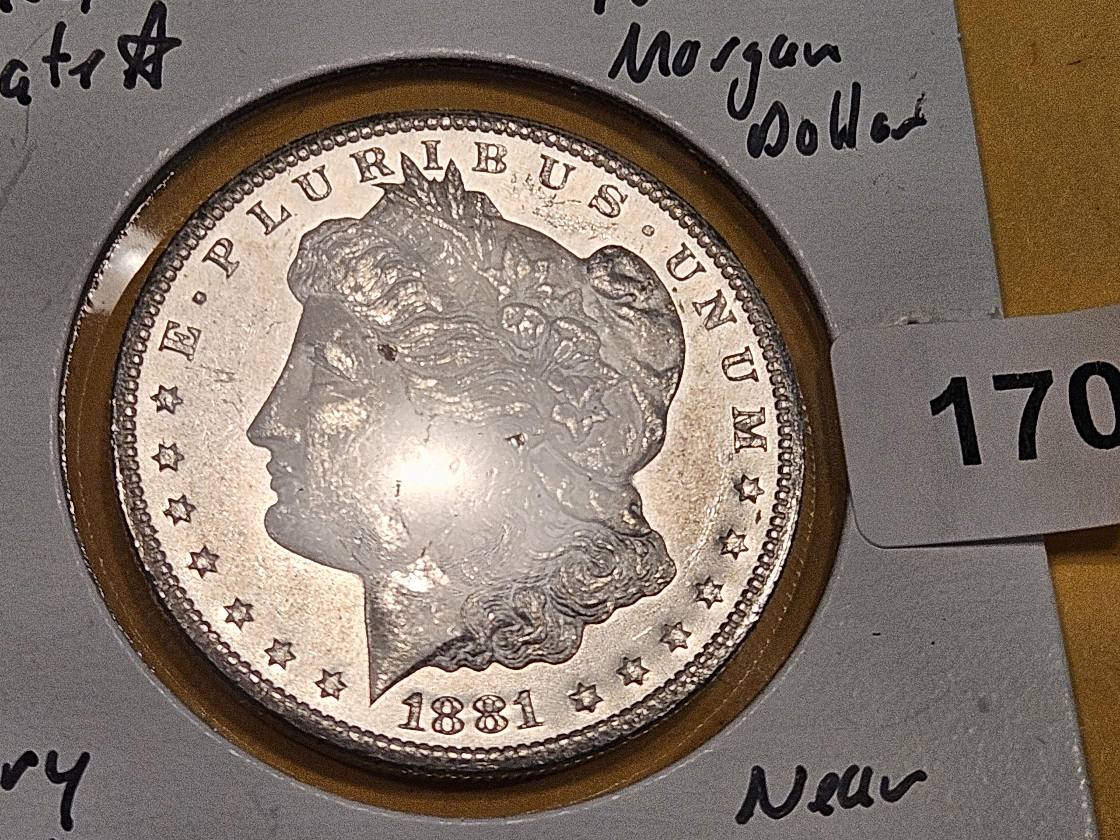 *** KEY DATE ** 1881-CC Morgan Dollar in Very Choice Brilliant Uncirculated