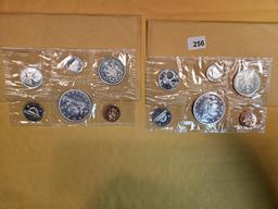 Two 1965 Canada silver Prooflike Coin Sets