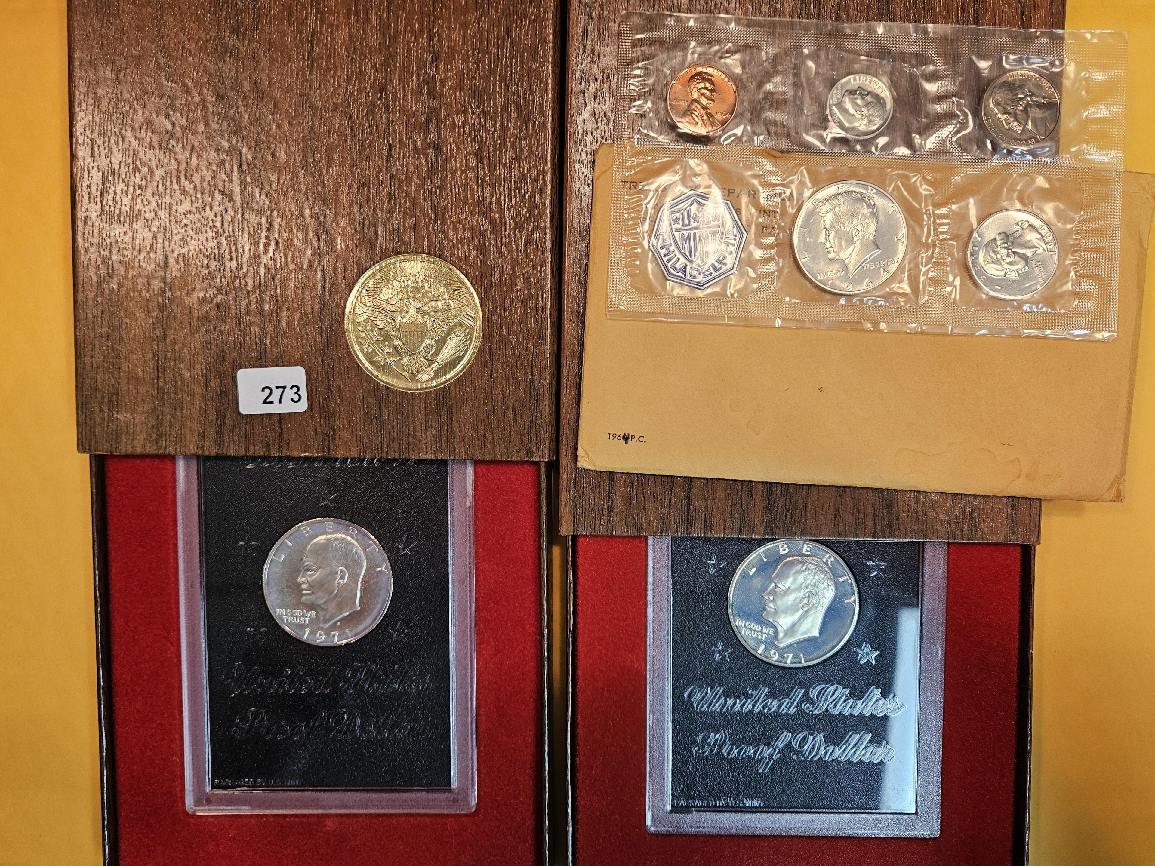 Three silver US Proof Sets