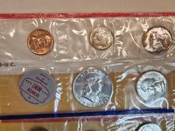 Two Silver US Proof and Mint Sets
