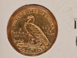 GOLD! 1915 Indian $2.5 Dollars Quarter Eagle