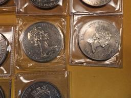 Ten Crown-Sized coins