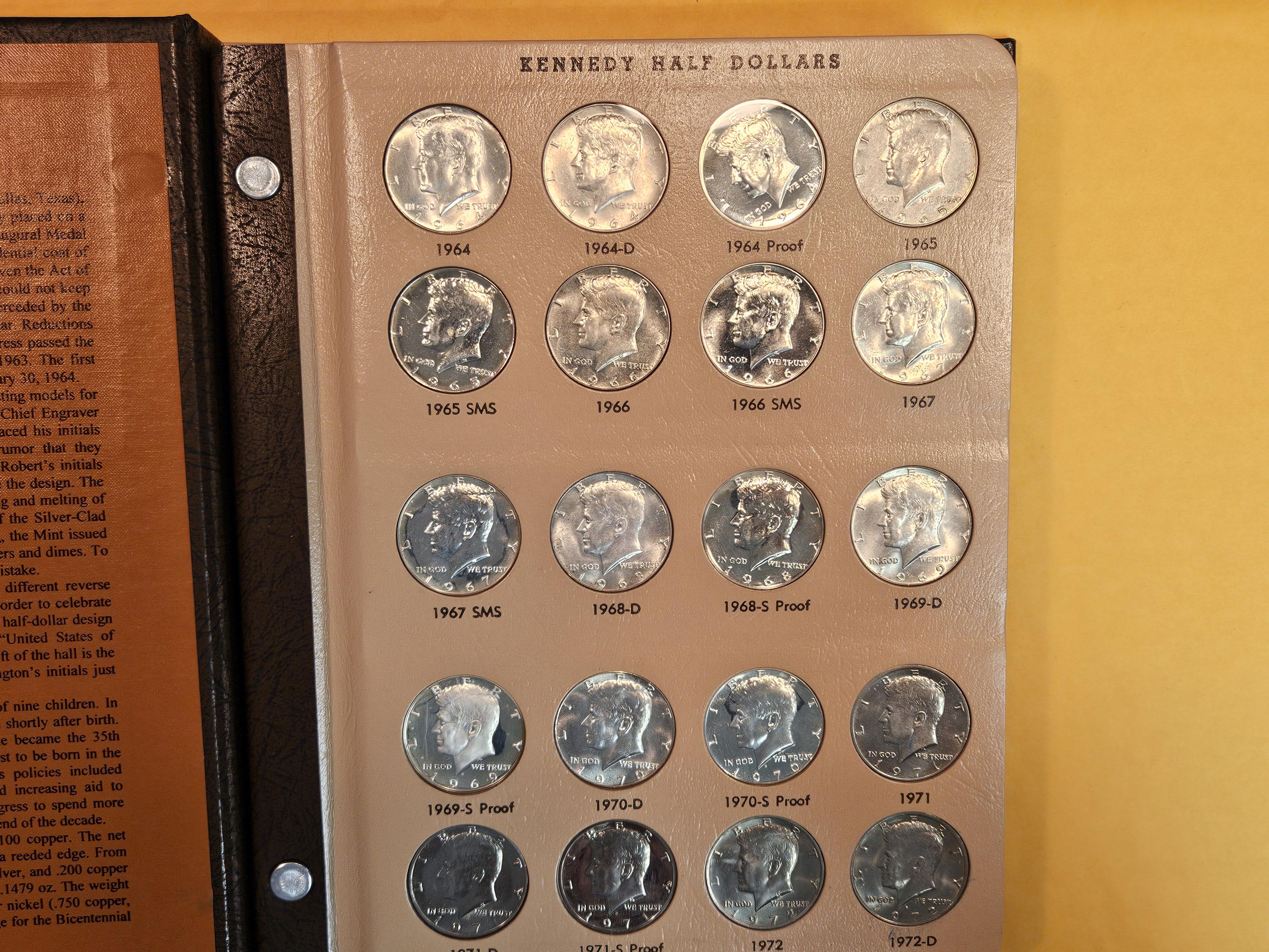 HUGE Kennedy Half Dollar Collection in a nice Dansco Album