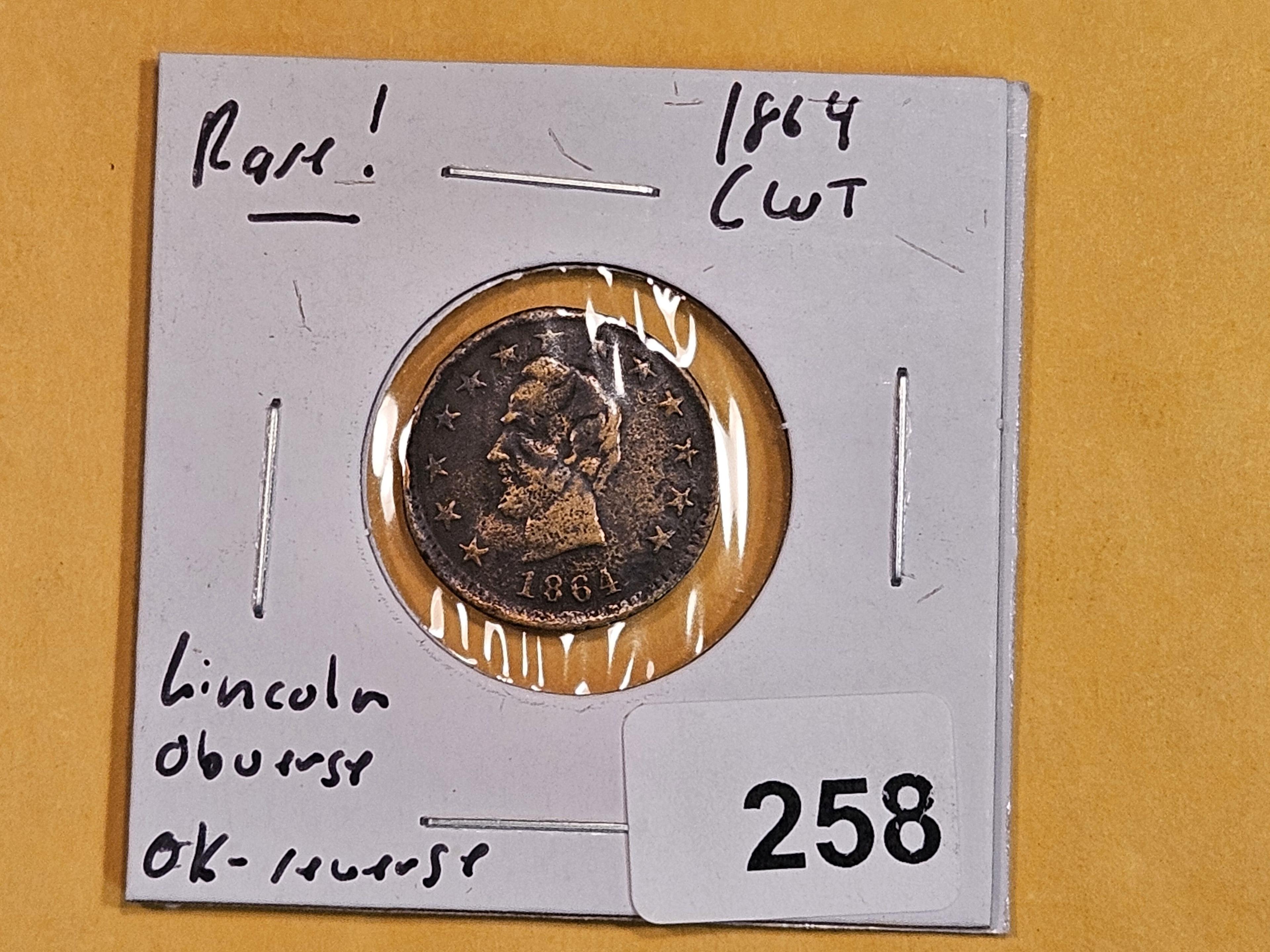 * RARE! 1864 Civil War Token