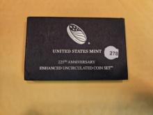 225th Anniversary Enhanced Uncirculated Set