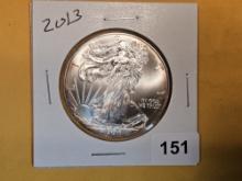 GEM Brilliant Uncirculated 2013 American Silver Eagle