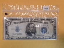 Ten $5 US Silver Certificates