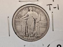 1917 Type 1 Standing Liberty Quarter