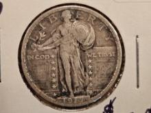 1917-D Type 2 Standing Liberty Quarter