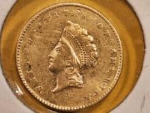 * GOLD! Better Date Type 1 1855 Gold Dollar