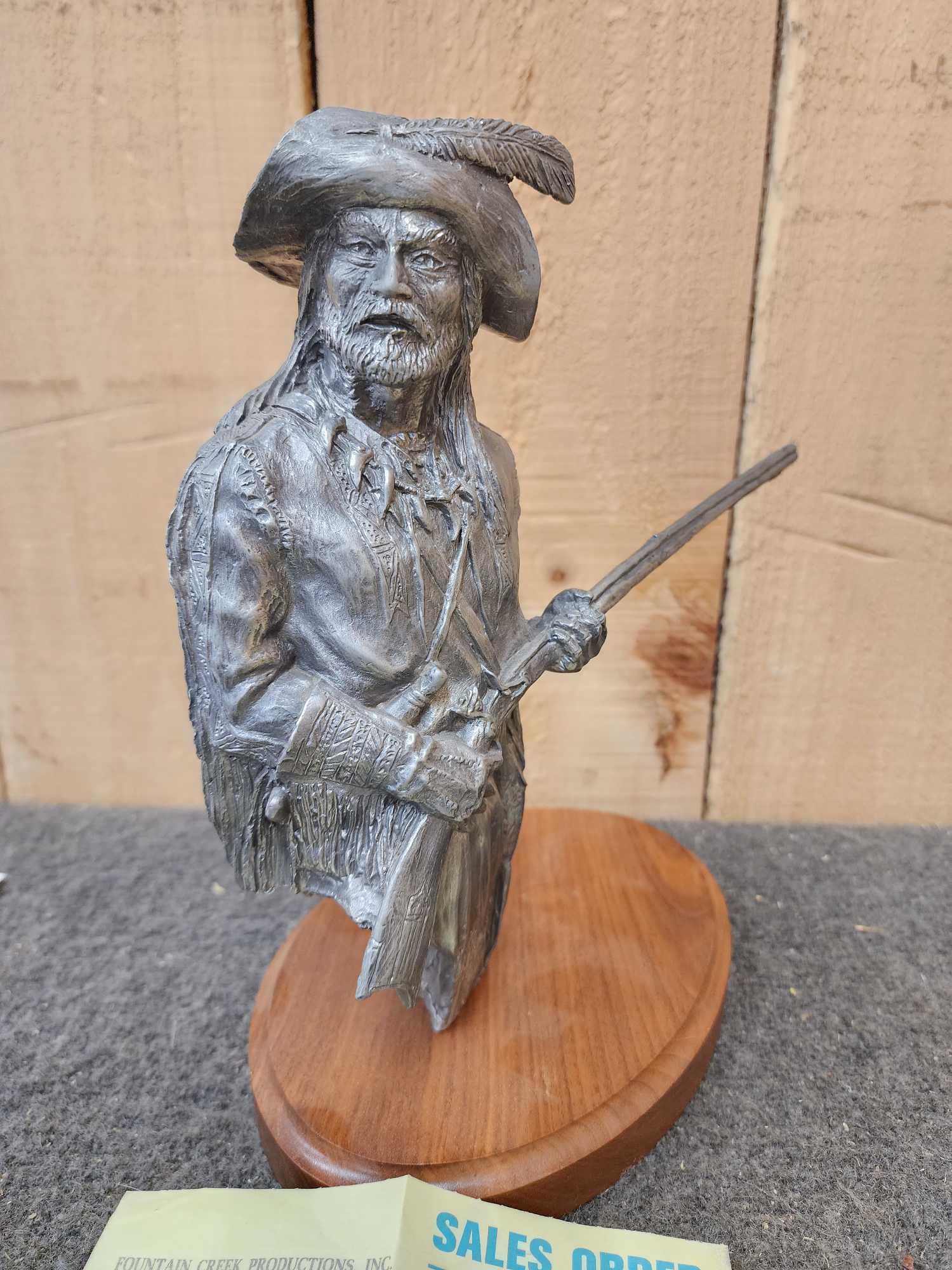 Bounty Hunter & High Lonesome Pewter Sculptures