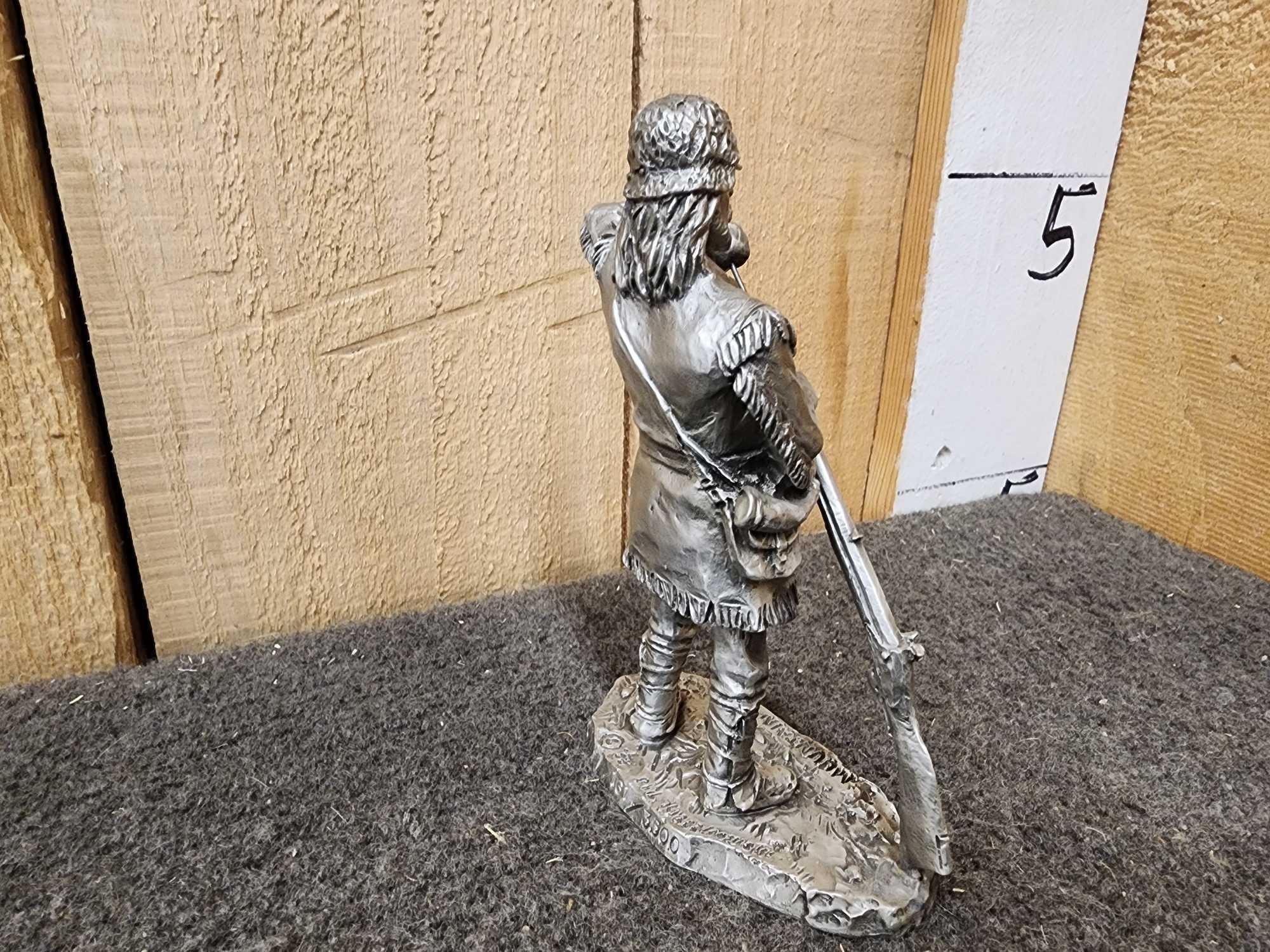 3 Phil Krackowski Pewter Sculptures