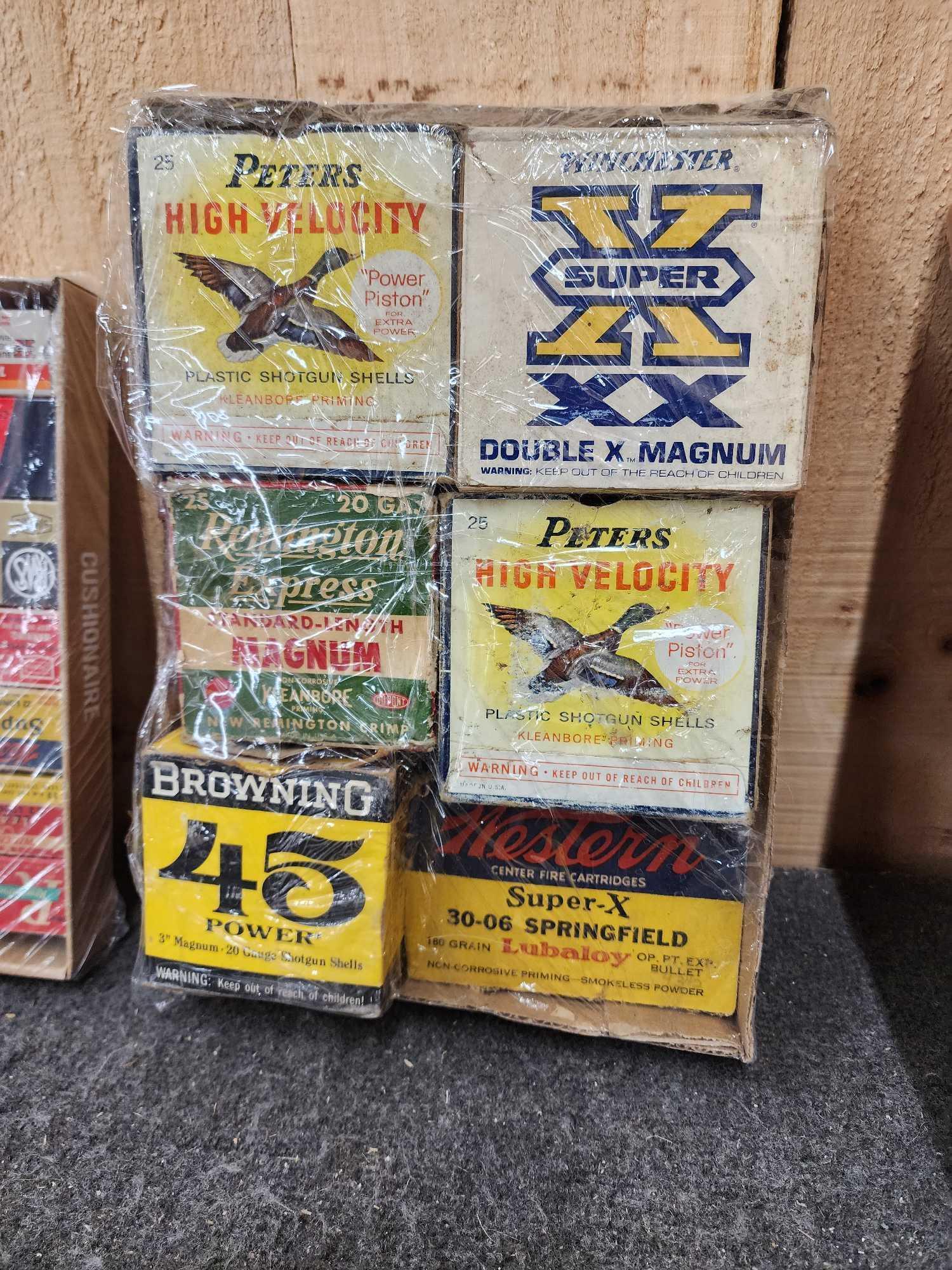 Vintage Ammunition Box Collection