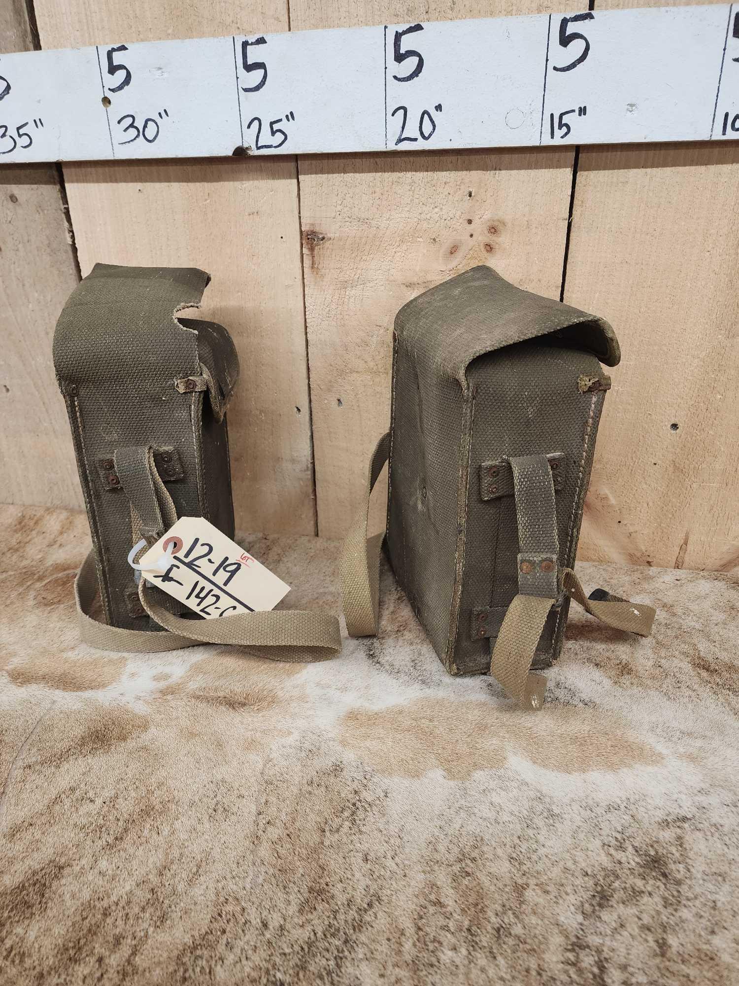 Pair Of WWII Era U.S. Army Field Telephones