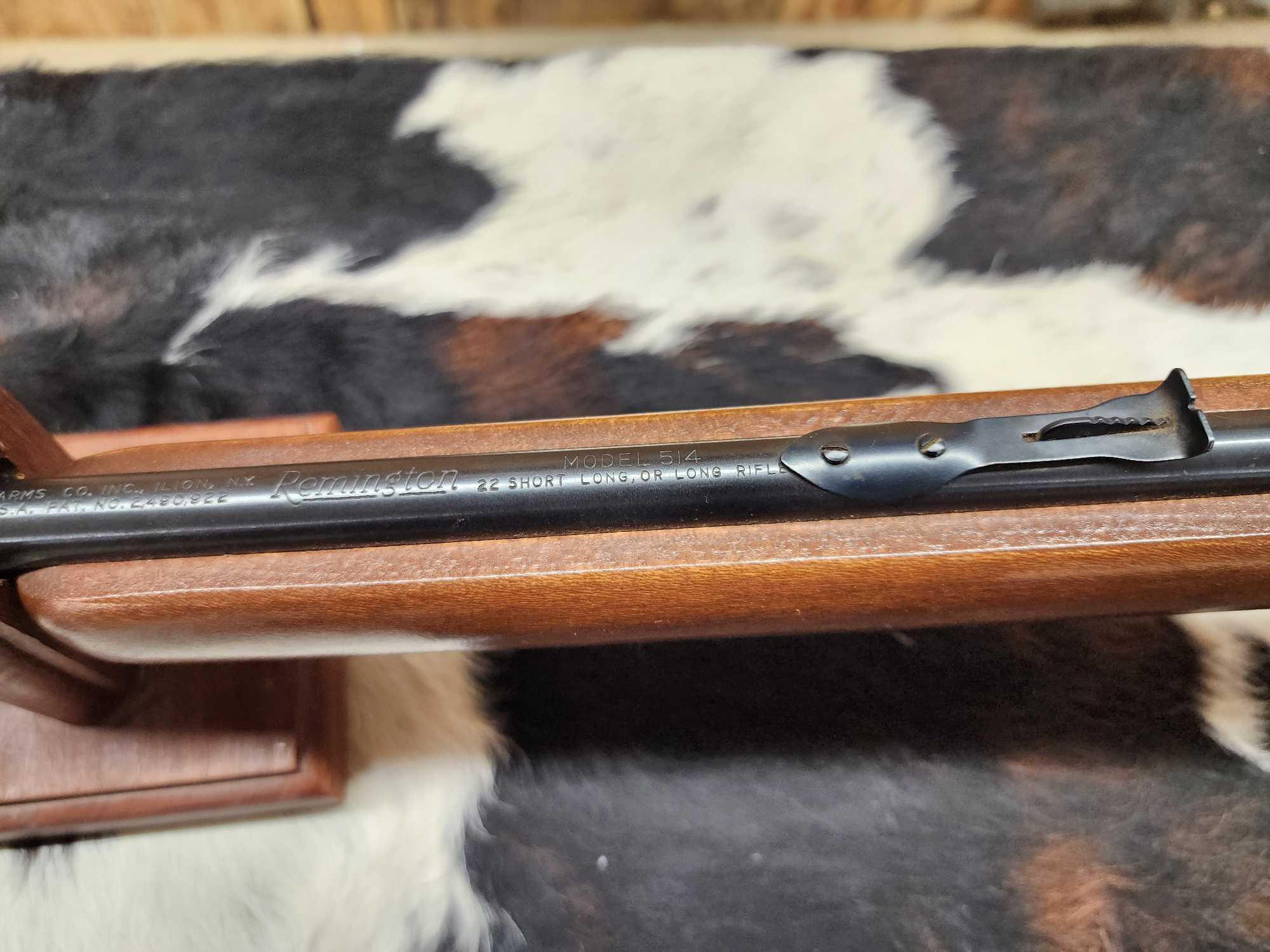 Remington Model 514 Single Shot. 22 Rifle