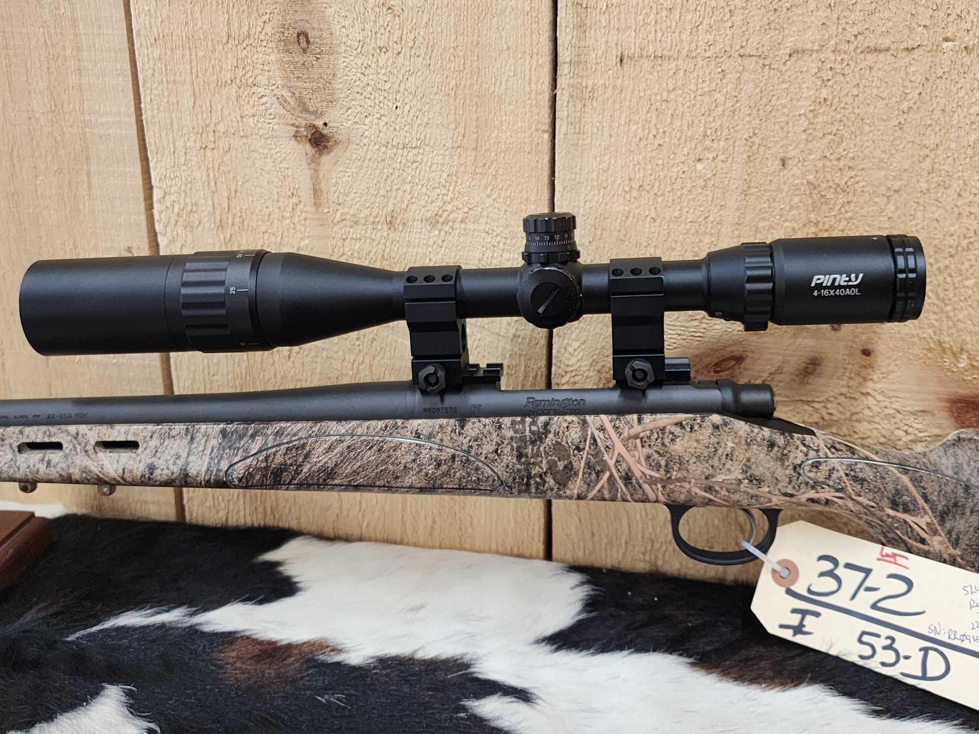 Remington Model 700 22-250 Bolt Action Rifle With Scope