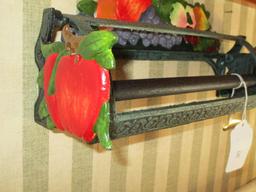 Cast Iron Wall Hung Paper Towel Holder
