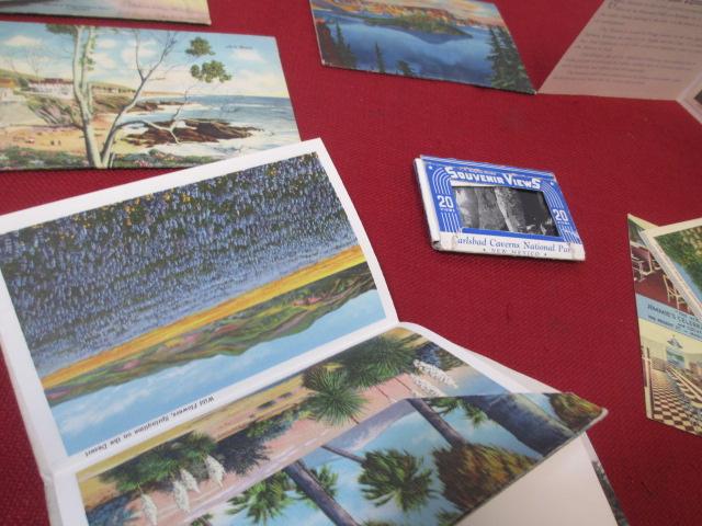 Mixed Travel Postcards & More Lot