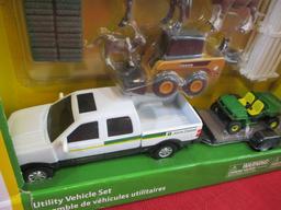 John Deere Scale Model Utility Vehicle Set