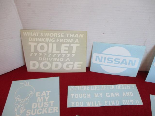 NOS Vehicle Decals-Lot of 12