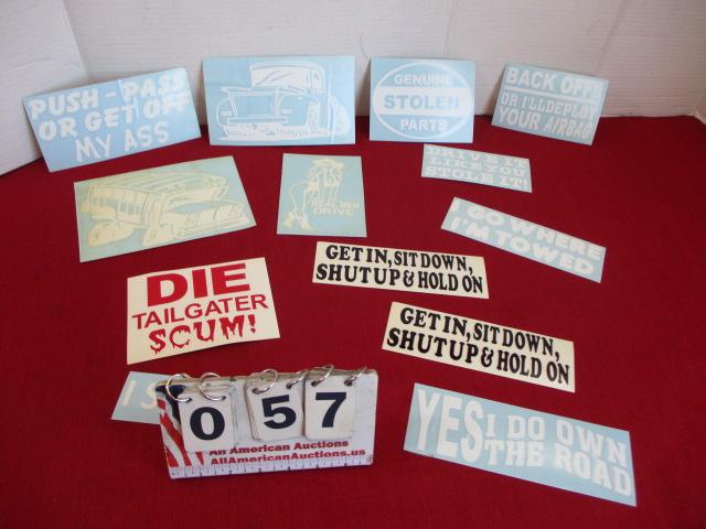 NOS Vehicle Decals-Lot of 12